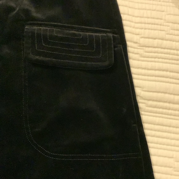 Theory Majendie B Vintage Mobwive Velvet Drawcord Long Black Coat SZ Small - Picture 5 of 15